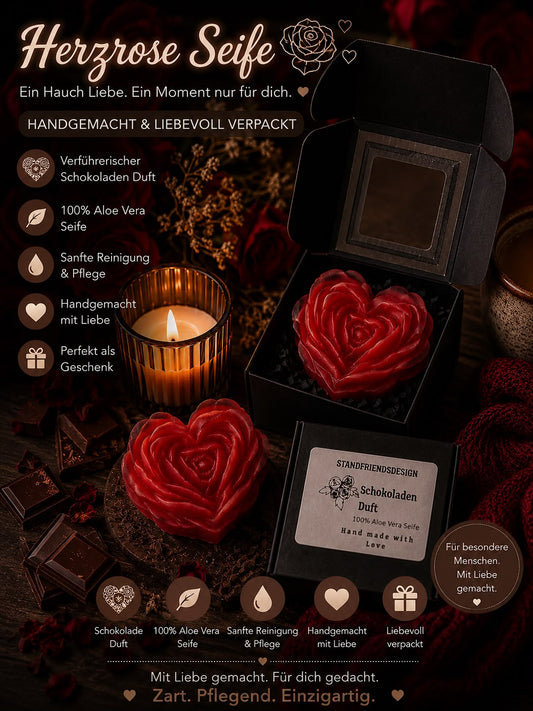 Herzrosen Seife verschiedene Düfte
